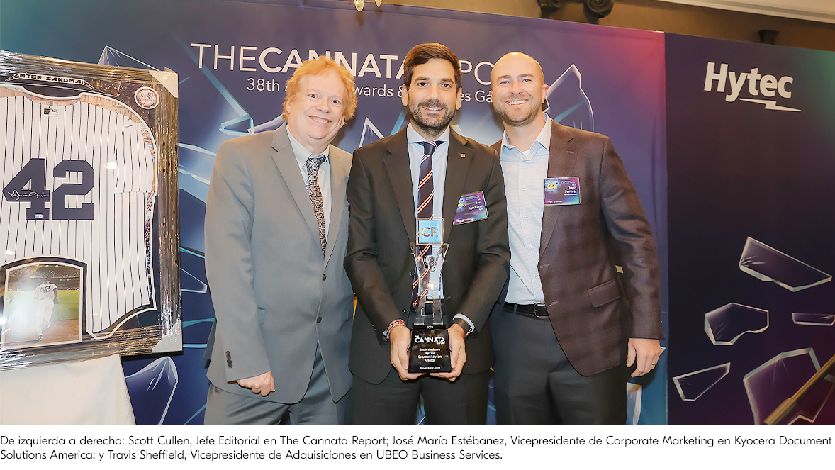 Kyocera consigue los premios Frank Awards 2023 a Mejor Fabricante de A4 y Mejor Proveedor de Servicios Técnicos