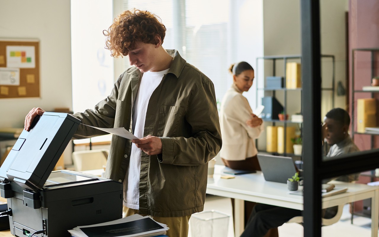 Impresora imprime blanco