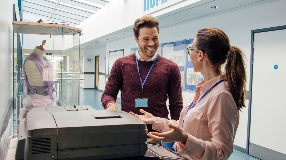 Impresión en la escuela