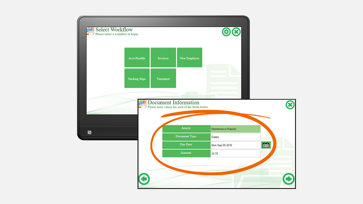 aplicación de software