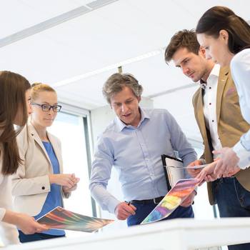 Innovación de solo tóner reunion de negocios