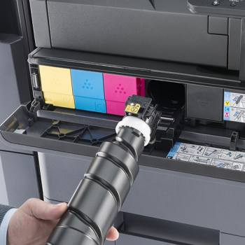 La tecnología duradera ahorra recursos impresora con cartouche de toner