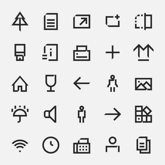 Nuestros iconos iconos de illustracion