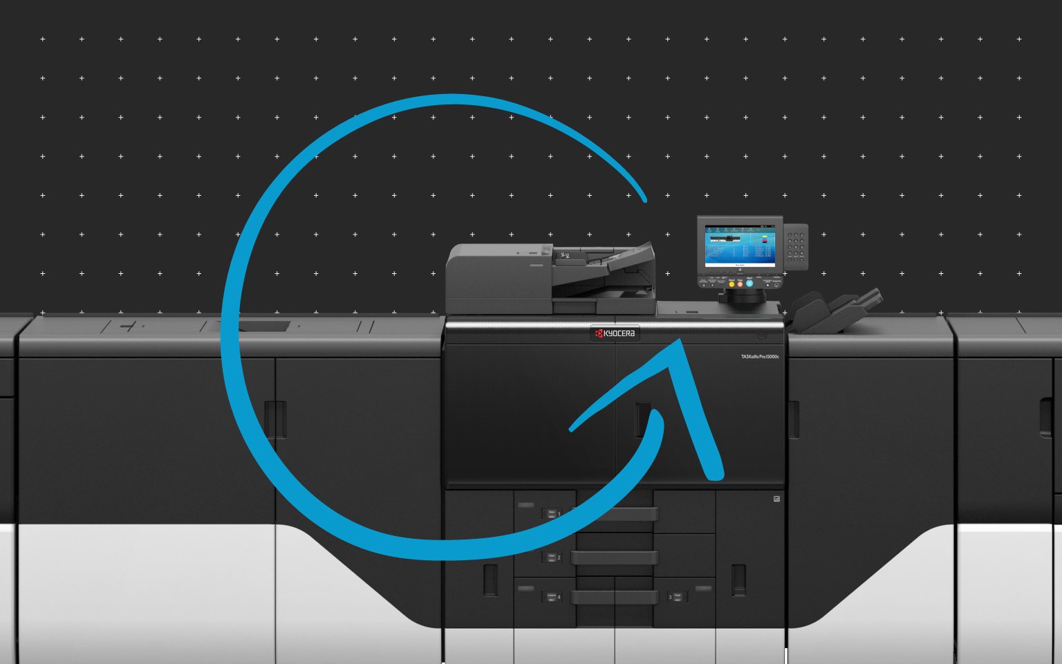 Un punto de inflexión de alta velocidad en inyección de tinta productions inkjet